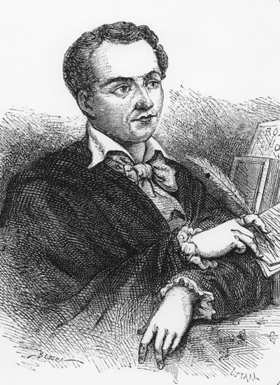 Portrét Antonina Carêma z knihy "Le Pâtisser National Parisien", autor Antonin Carême od Bisson Freres Studio